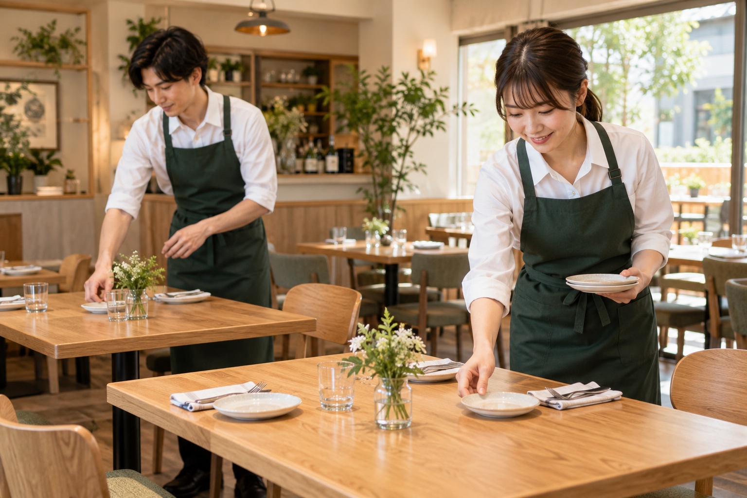飲食店の職場を表すイメージ写真